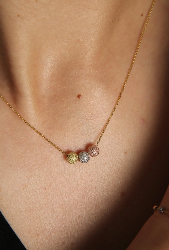Woman's Three Color Dorica Top Model 925 Silver