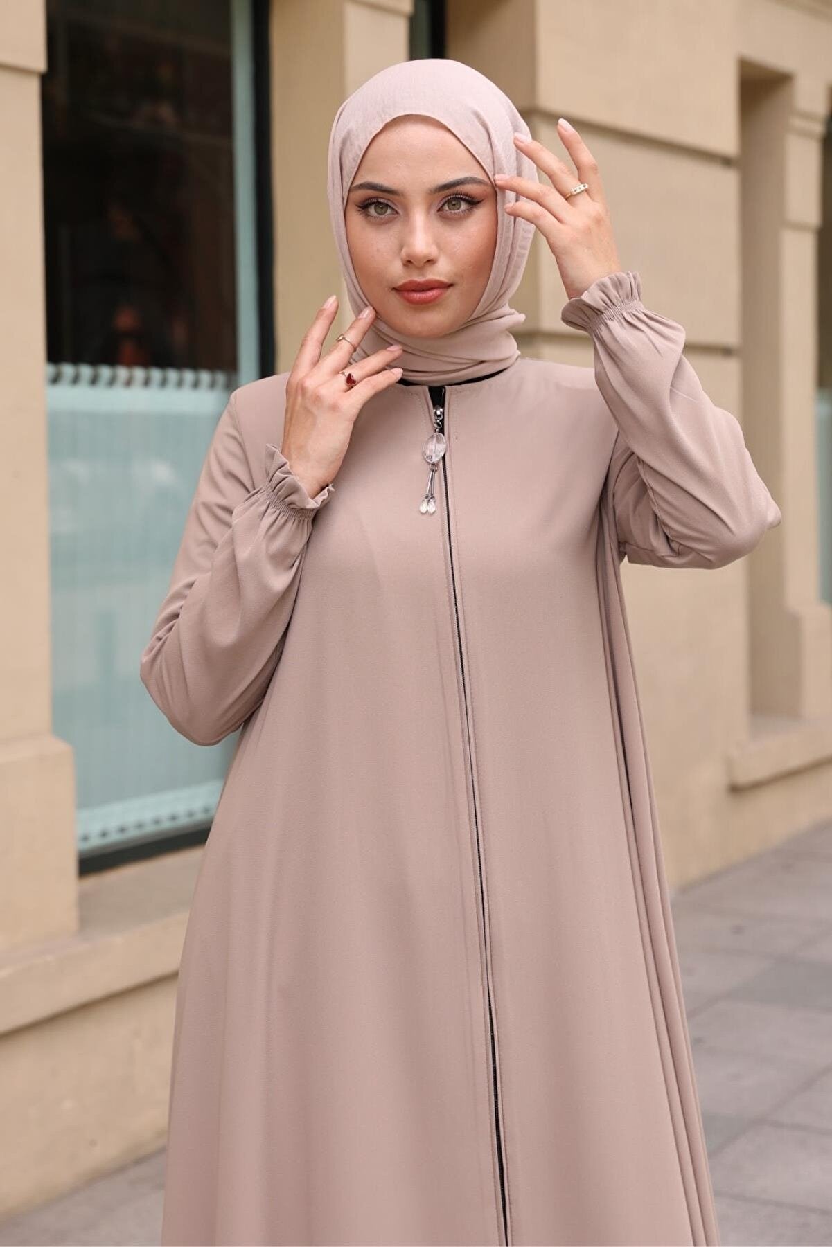 Legra Orma's Mevlana Beige Abaya