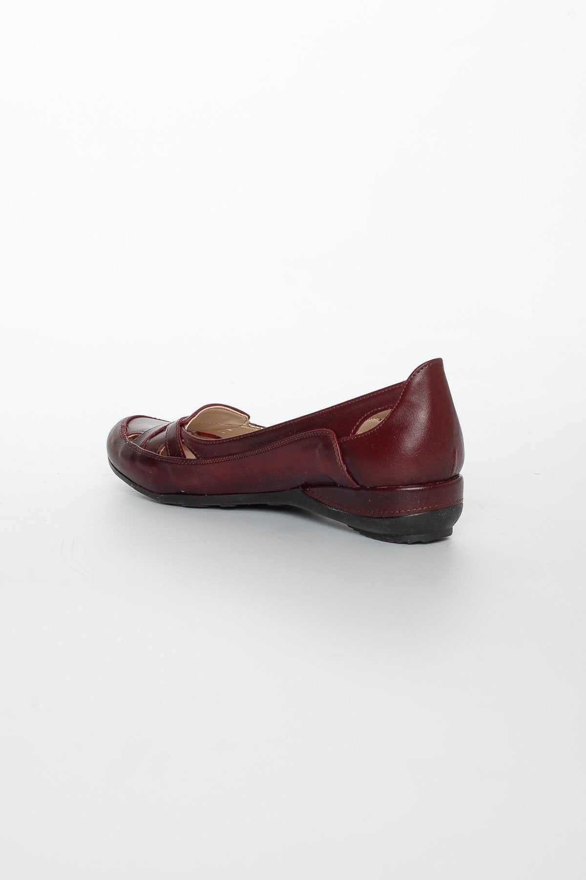 Women Ballerina Casual Stylish Claret Red Shoes