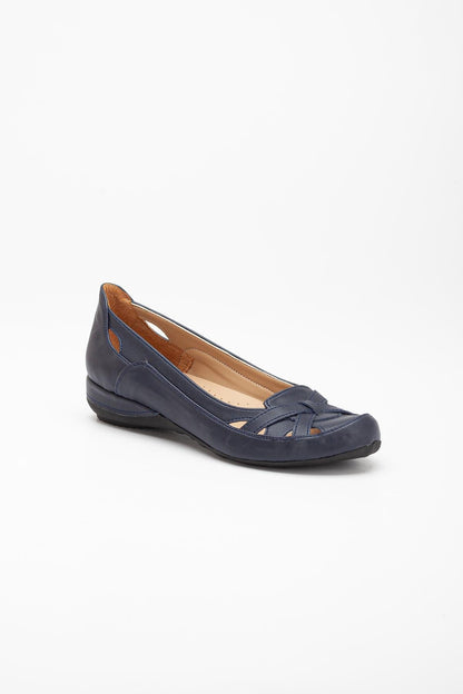 Women Ballerina Casual Stylish Navy Blue Shoes