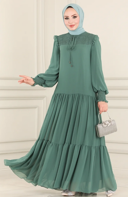 Chiffon Mint Dress