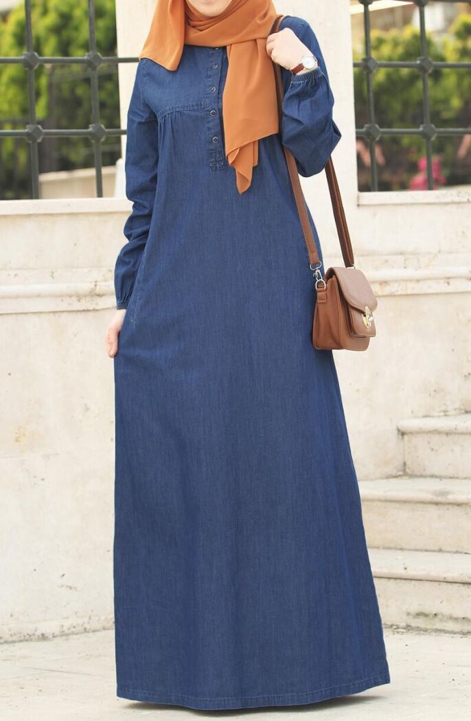 Navy Jeans Dress